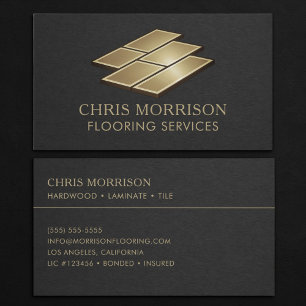Flooring Services Professional Business Card