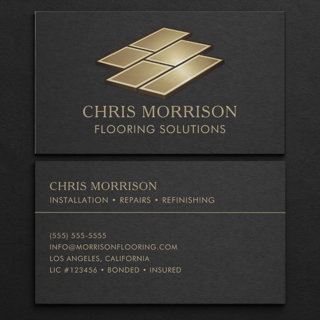 Flooring Solutions Professional Business Card (Creator Uploaded)