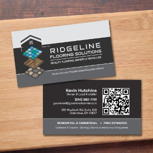 Flooring Solutions Tile Hardwood Stone Floors Business Card