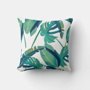 Floors sheets tropical nature throw pillow