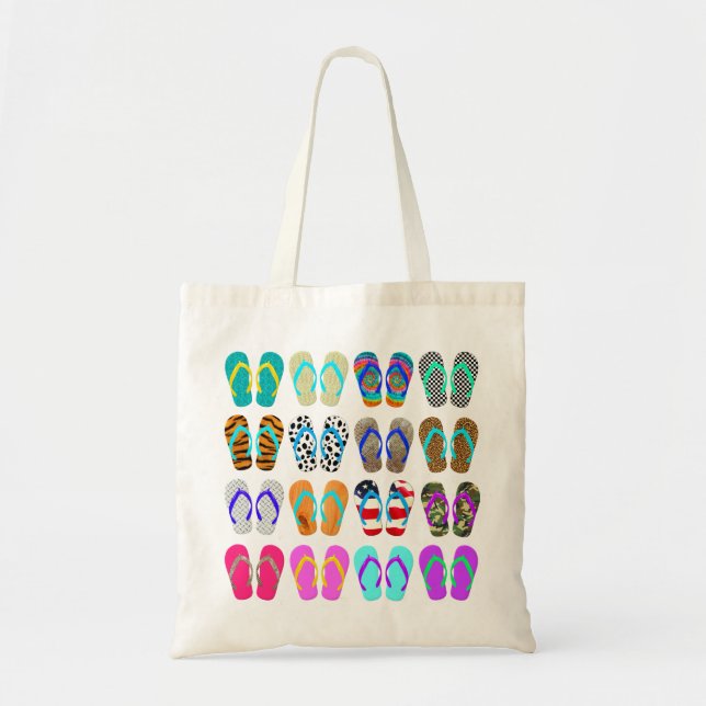 Flop Flop Chart Tote Bag (Front)