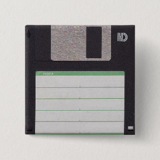 floppy disc 2 inch square button