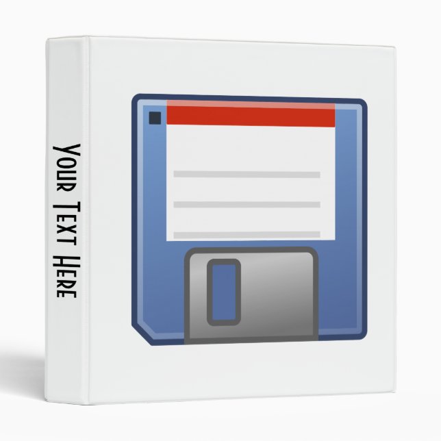 Floppy Disc Binder (Front/Spine)