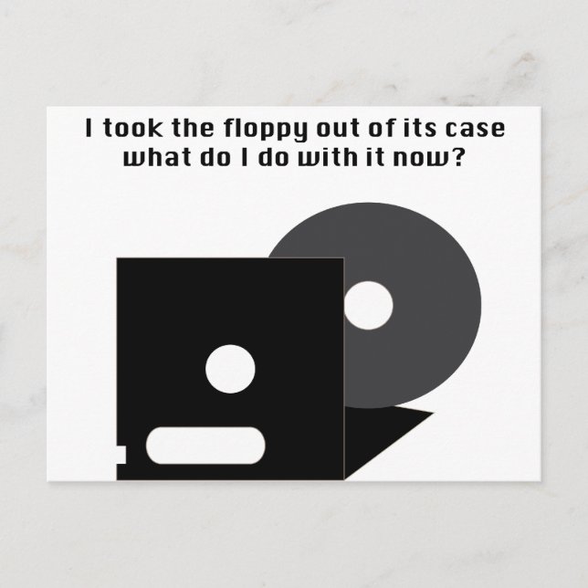 Floppy Disc Funnies Postcard (Front)