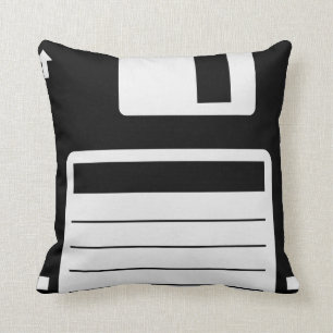 Floppy Disc Throw Pillow