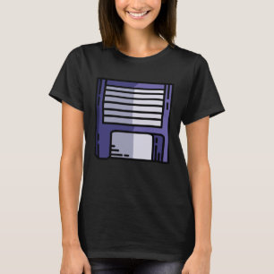 Floppy Disk Retro Funny Easy Lazy Halloween Costum T-Shirt