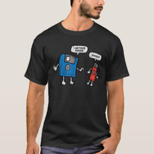 Floppy Disk Usb Drive Im Your Father Fun Computer  T-Shirt
