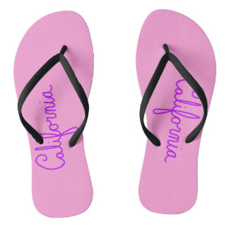 Flops à tongs curieux de Californie