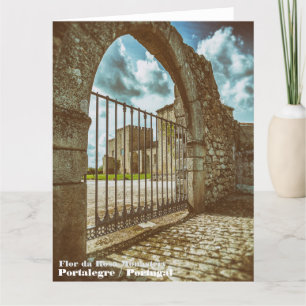 Flor da Rosa Monastery. Portalegre, Portugal. Thank You Card