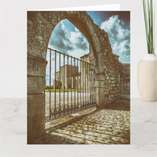 Flor da Rosa Monastery. Portalegre, Portugal. Thank You Card