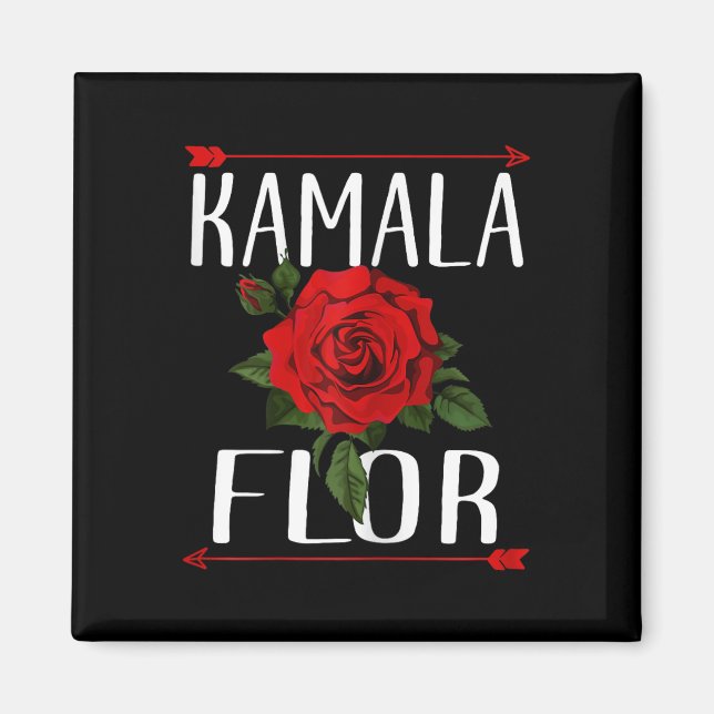 Flor Roses 2024 I'm With Her  Magnet (Front)