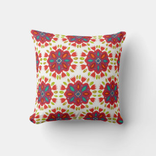 FLOR XL white Throw Pillow