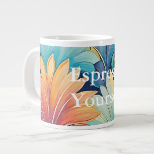 Flora 1 Floral Pastel Specialty Mug