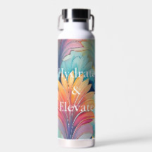 Flora 1 Floral Pastel Water Bottle Type 2