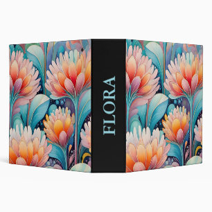 Flora 4 Floral Pastel Classeur