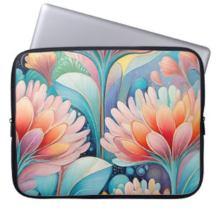 Flora 4 Floral Pastel Laptop Case