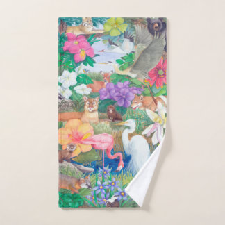 Flora and Fauna Hand Towel