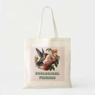 flora and fauna tote bag