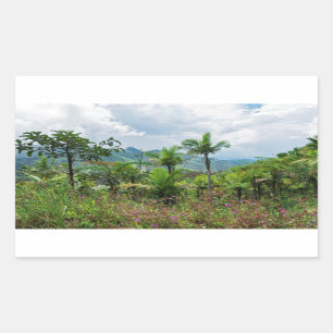 Flora and landscape of luquillo mountains sticker