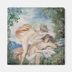 Flora and Zephyr Magnet