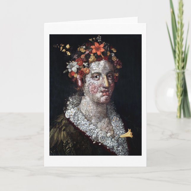 Flora, Arcimboldo Card (Front)