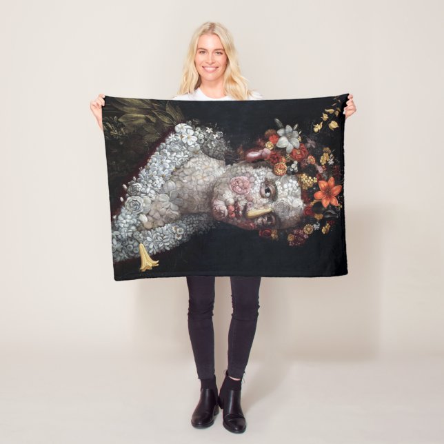 Flora, Arcimboldo Fleece Blanket (In Situ)
