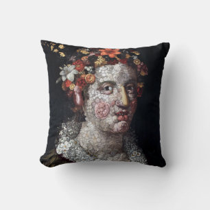 Flora, Arcimboldo Throw Pillow