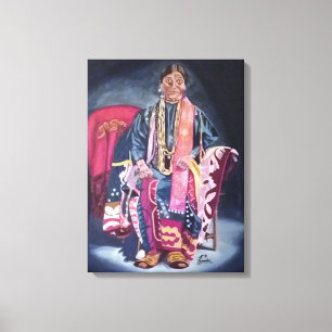 Flora Bearheart Original Oil Canvas Print