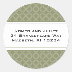 Flora Bee Address Label