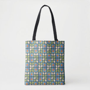 FLORA BLUSH - Floral Print Tote Bag