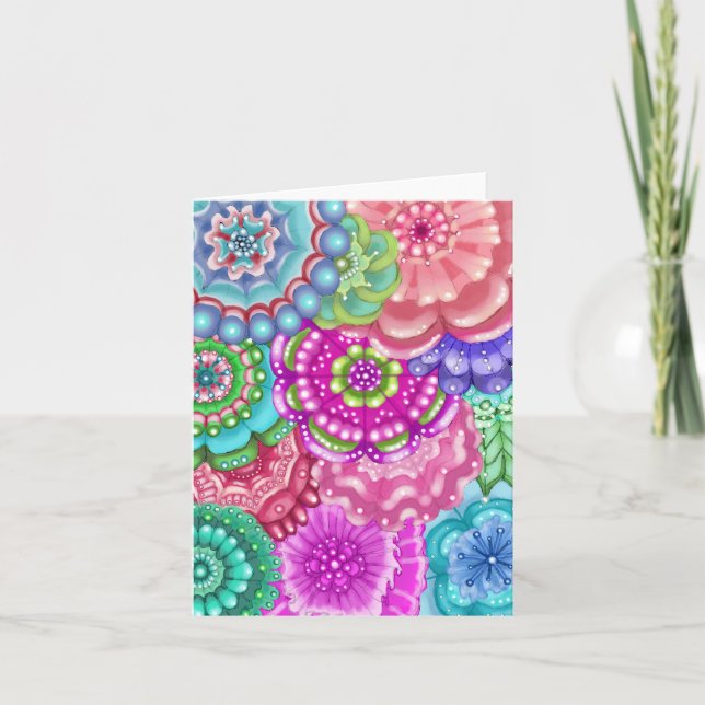 Flora Bouquet Card (Front)