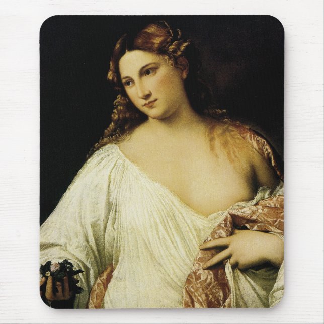Flora, by Titian Mouse Pad (Front)
