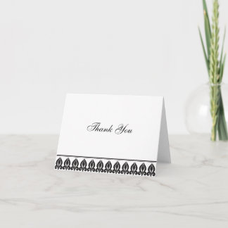 Flora Carte pour notes-noir/blanc