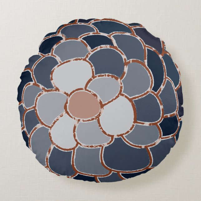 Flora IV Round Pillow (Front)