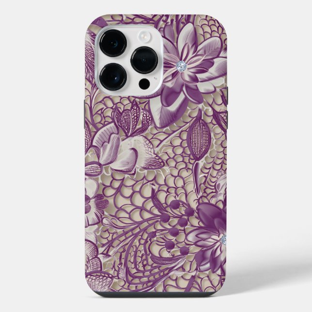 Flora lace iPhone case (Back)