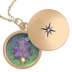 Flora Marie by Brittyliz  Gold Plated Necklace