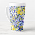 Flora mediterránea Citrus Lemon Latte Mug