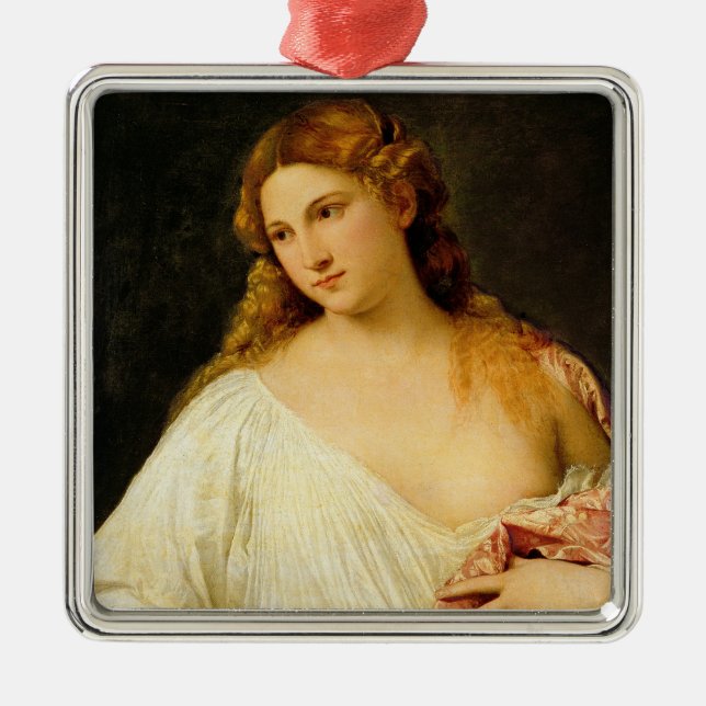 Flora Metal Ornament (Front)