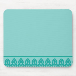 Flora Mousepad-Teal/Teal Mouse Pad