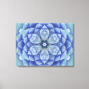 Flora Muse Mandala Canvas Print