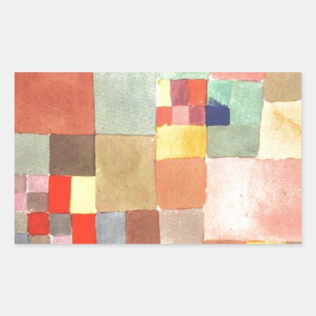 Flora on sand by Paul Klee Sticker (Front)