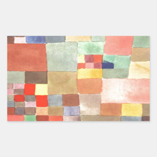 Flora on sand by Paul Klee Sticker