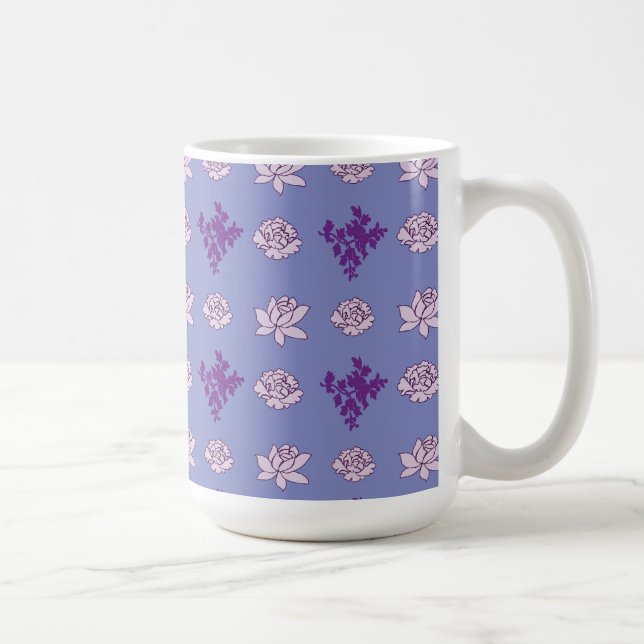 Flora pattern coffee mug (Right)