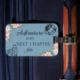 Flora Personalized Luggage Tag