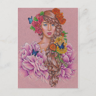 "Flora" postcard