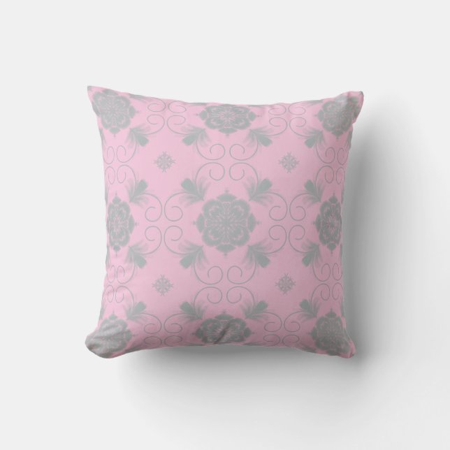 Flora Royale Decorative Throw Pillow (Front)