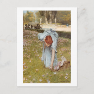 Flora - Sir Lawrence Alma-Tadema carte postale