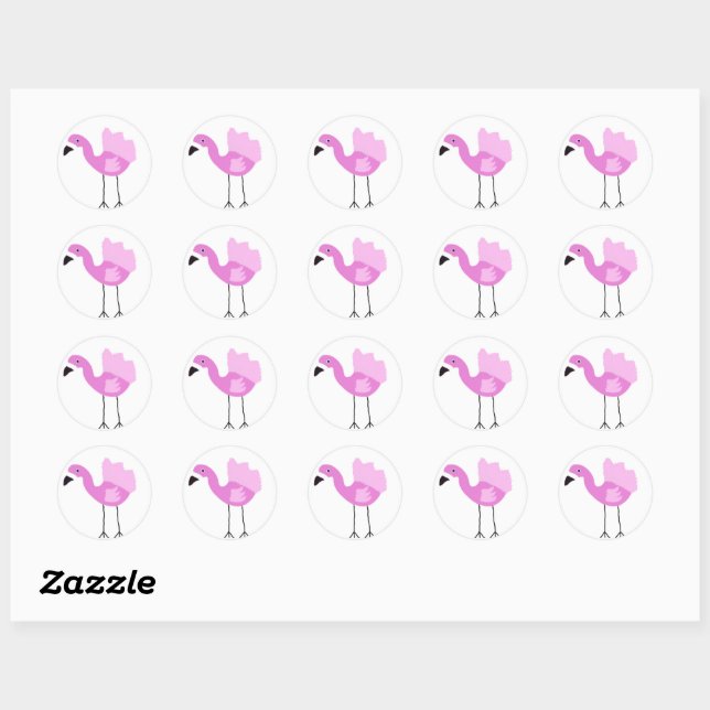 Flora The Flamingo Sticker (Sheet)