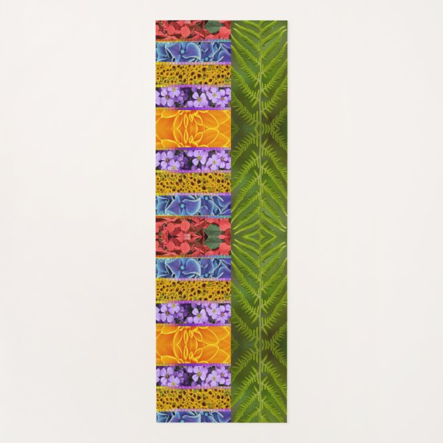 flora tiles yoga mat (Front)