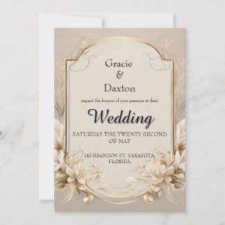 Flora Wedding Invitation